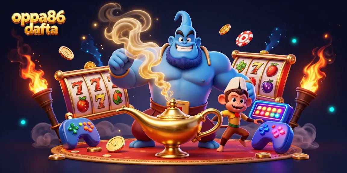 Engage with oppa86 dafta as you play slots with vibrant characters and golden jackpot elements.