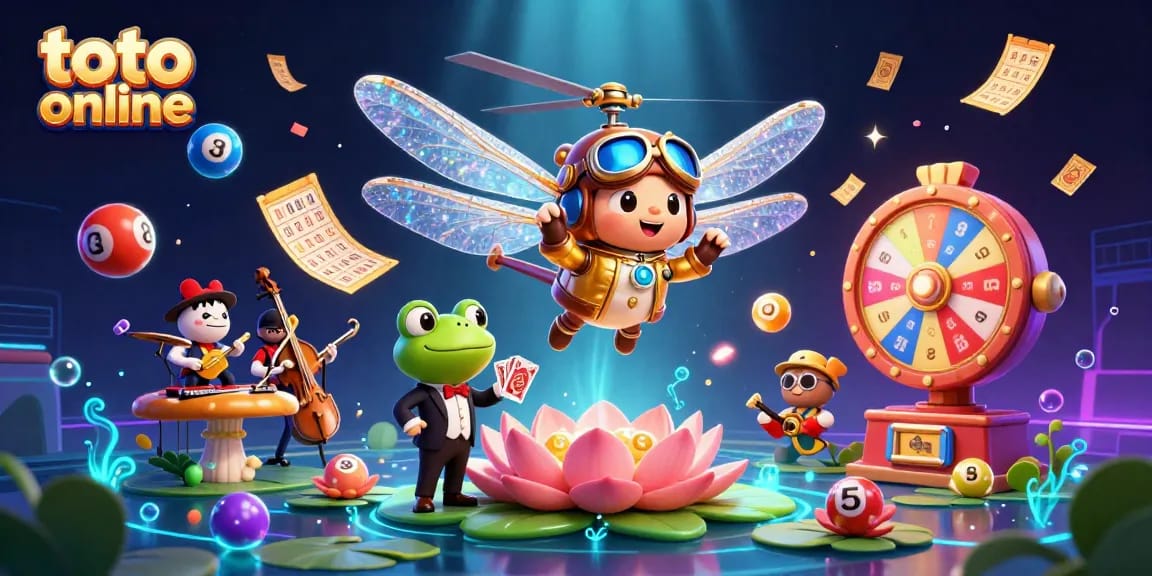 Tingkatkan pengalaman toto online Anda dengan ilustrasi kasino berwarna-warni dan elemen jackpot yang menarik