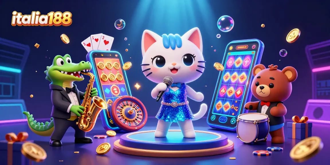Slot gacor di italia188 menyajikan pengalaman bermain menarik dengan karakter lucu dan elemen kasino.