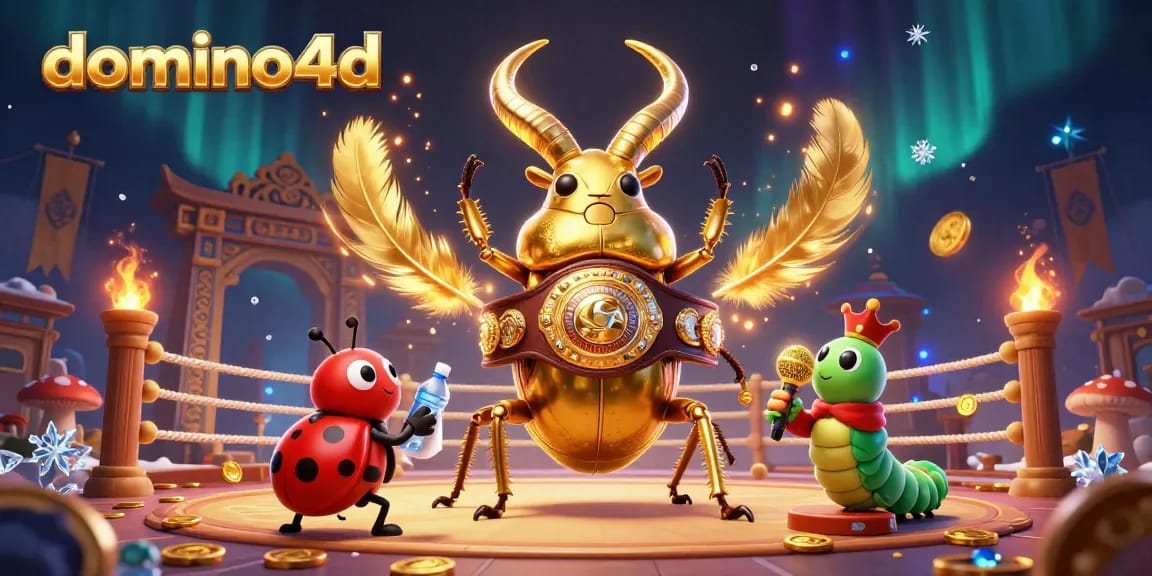 Dominasi permainan domino4d dengan ilustrasi 3D menarik yang penuh warna.