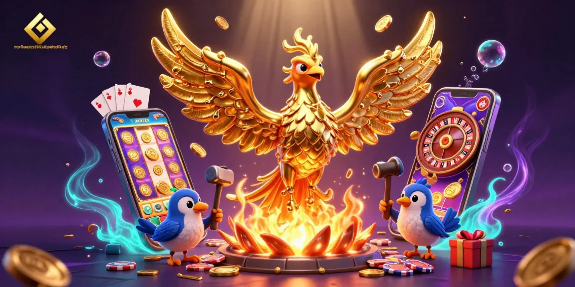 Permainan slot bertema phoenix eksklusif di northeastsilvicultureinstitute dengan efek cahaya magis.