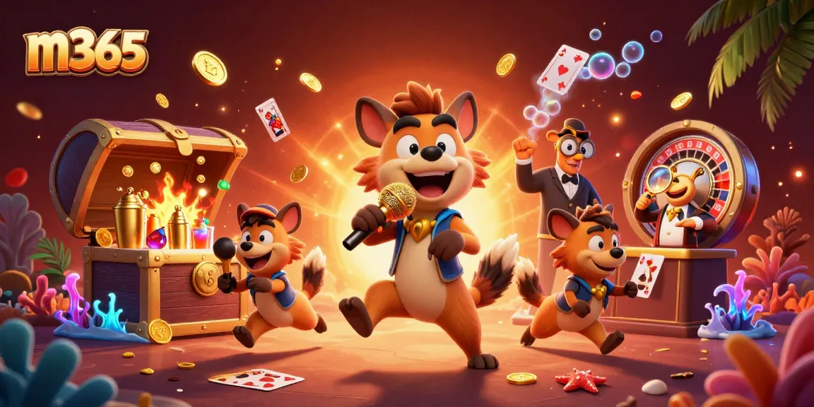 Hyenas run a comedy casino club in m365, blending humor with vibrant gaming elements.
