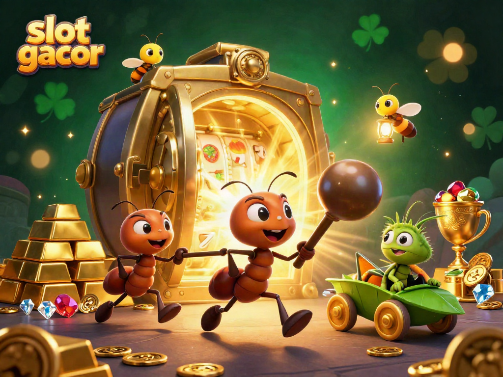 Melihat slot gacor yang berjalan dengan keuntungan saat tim semut menggali harta karun emas.