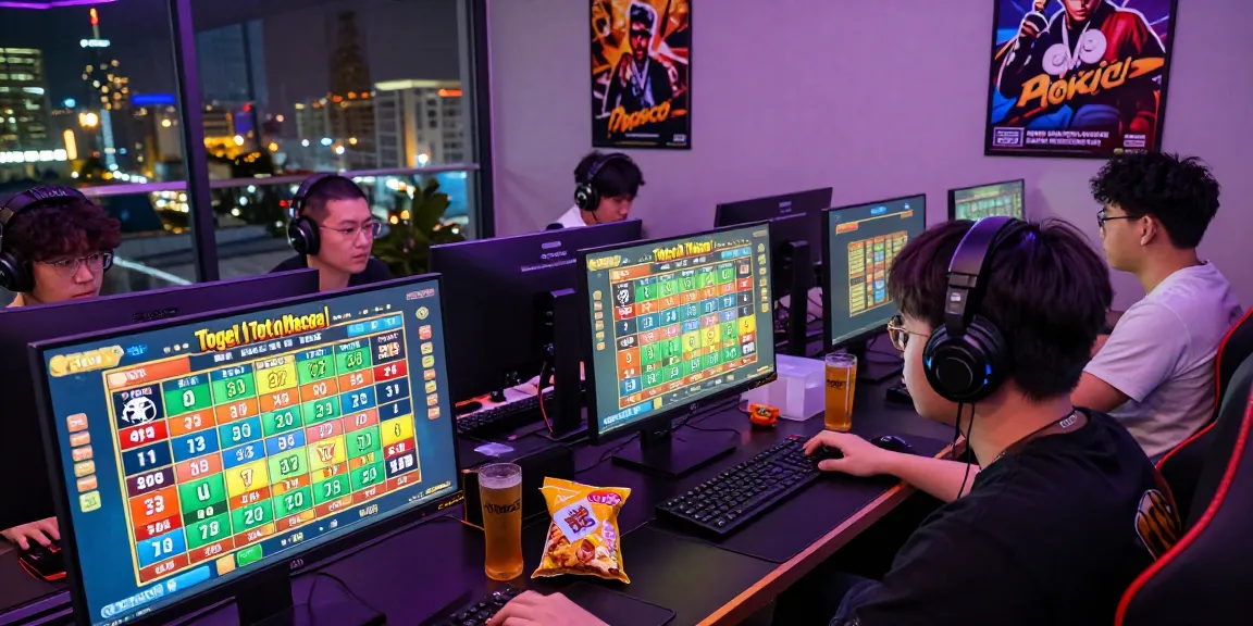 Players engaging in Togel Toto Macau via tempototo login on their computers, showcasing gaming excitement.
