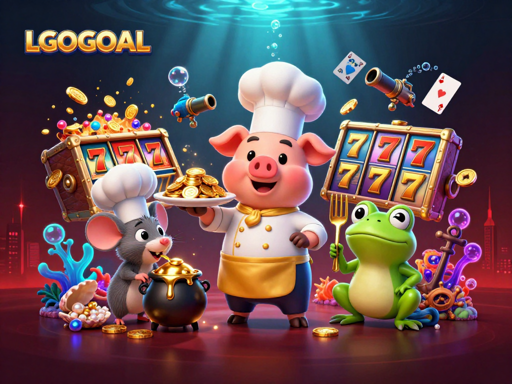 Join the action with LGOGOAL's vibrant slots and games featuring gold and fun elements!