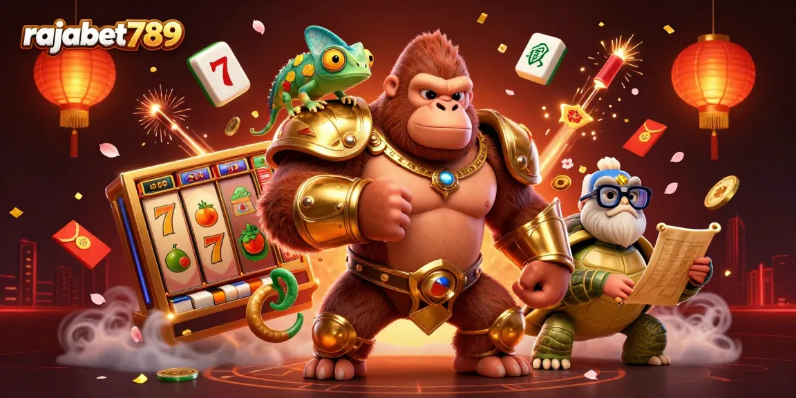 Menangkan jackpot dengan rajabet789, raja kasino yang beraksi di tengah simbol keberuntungan.