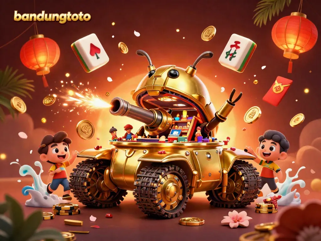 Engage with exciting game moments at bandungtoto's virtual casino featuring a colorful beetle tank.