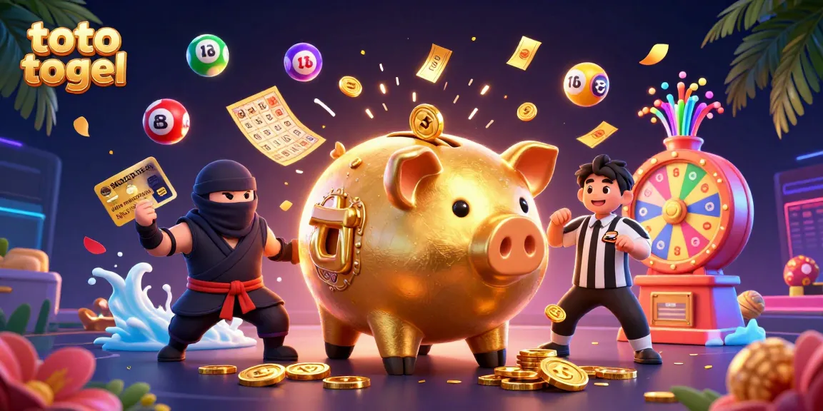 Toto togel: Kemenangan luar biasa dengan karakter unik dalam ilustrasi kasino 3D menarik.
