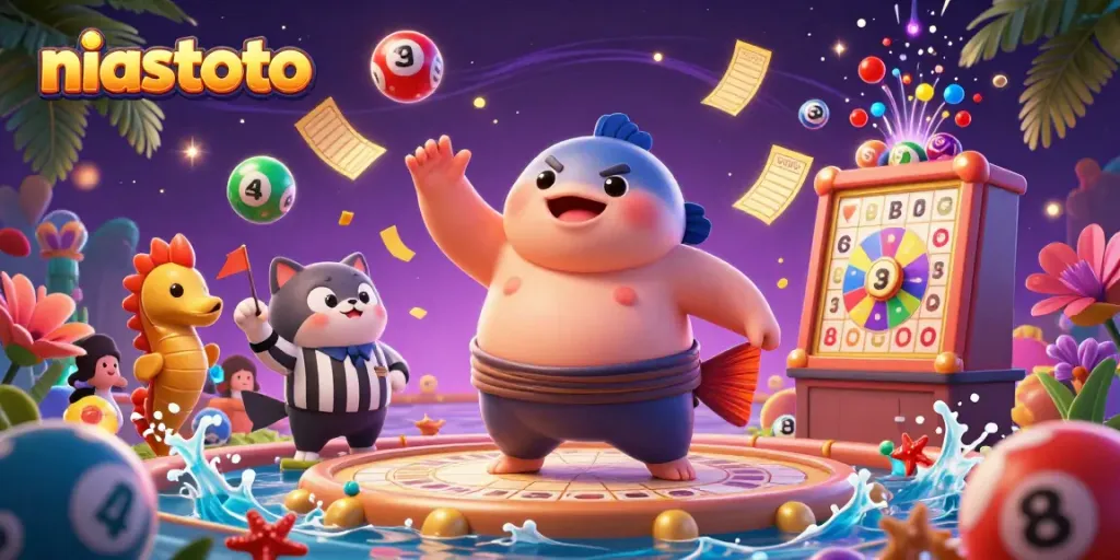 Engage in energetic gameplay with colorful lottery elements in the niastoto underwater casino scene.