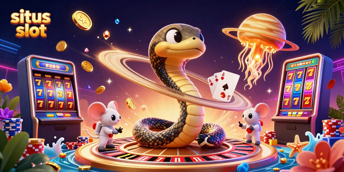 Menang di situs slot dengan astronaut tikus bertaruh pada roulette galaksi di tengah serpihan koin dan permata.
