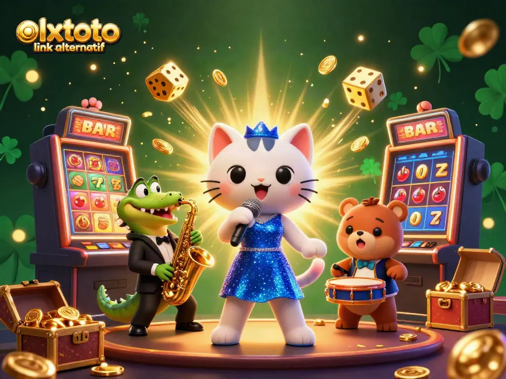 Experience the thrilling gameplay with the olxtoto link alternatif featuring vibrant casino characters.