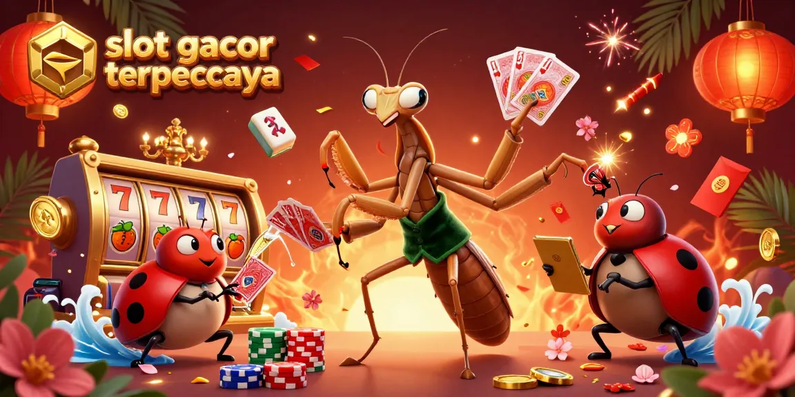 Menang besar dengan slot gacor terpercaya, bersama karakter kasino yang penuh warna dan elemen menarik.