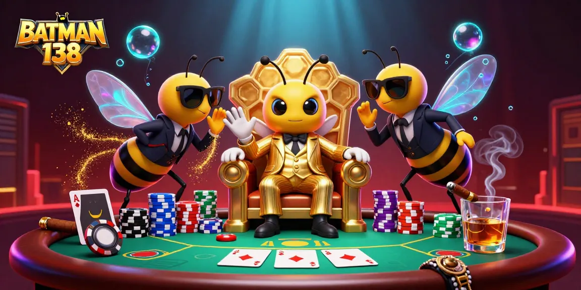 Engage in thrilling gameplay with BATMAN 138 as bumblebee mob boss and poker elements collide.