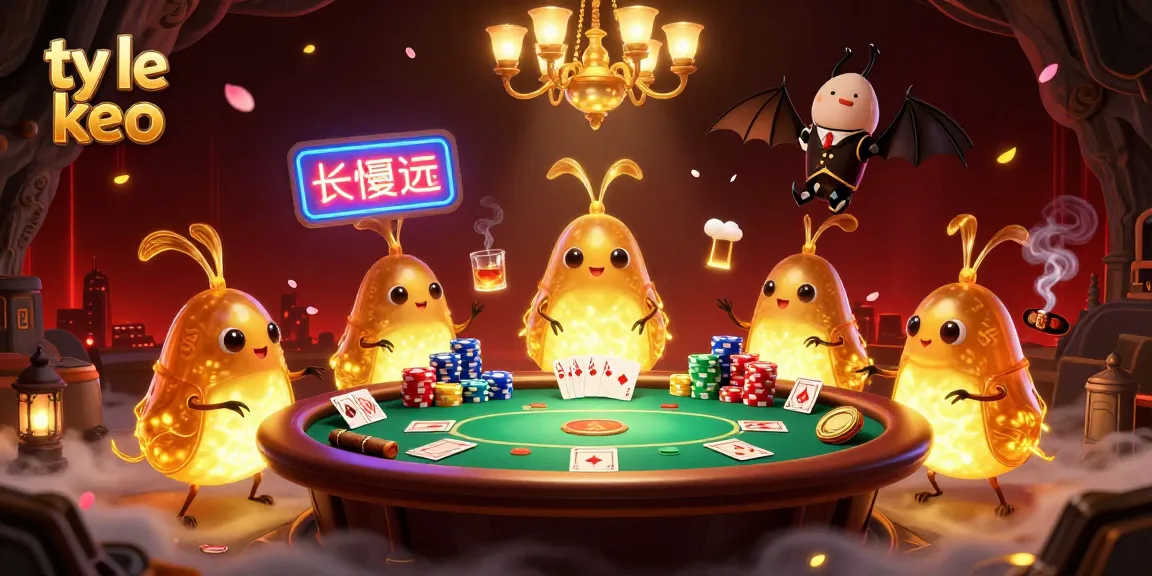 Experience the thrill of ty le keo with luminescent glowworms in an animated cave casino setting!