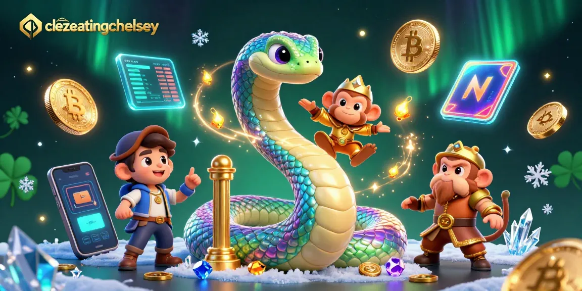 Engage with cleaneatingchelsey's thrilling casino adventure featuring a vibrant rainbow serpent and monkey king.