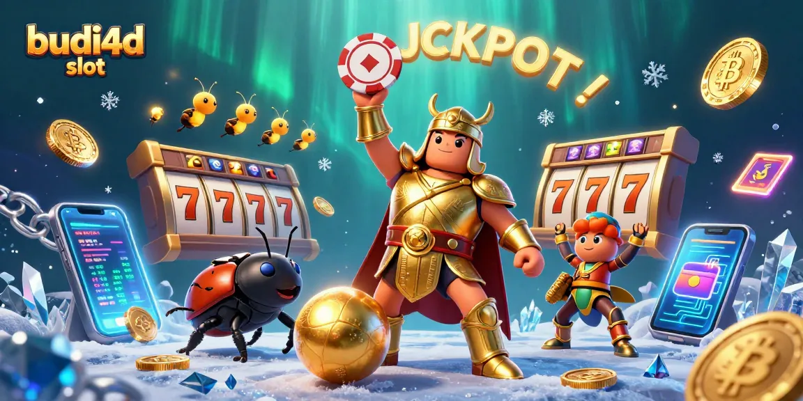 Spin to win big with the budi4d slot featuring dynamic characters and vibrant casino elements.