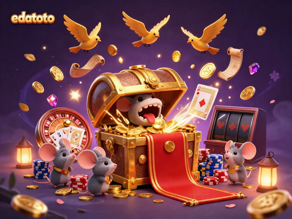 Experience thrilling wins with edatoto's captivating casino visuals featuring dynamic game elements and vibrant characters.