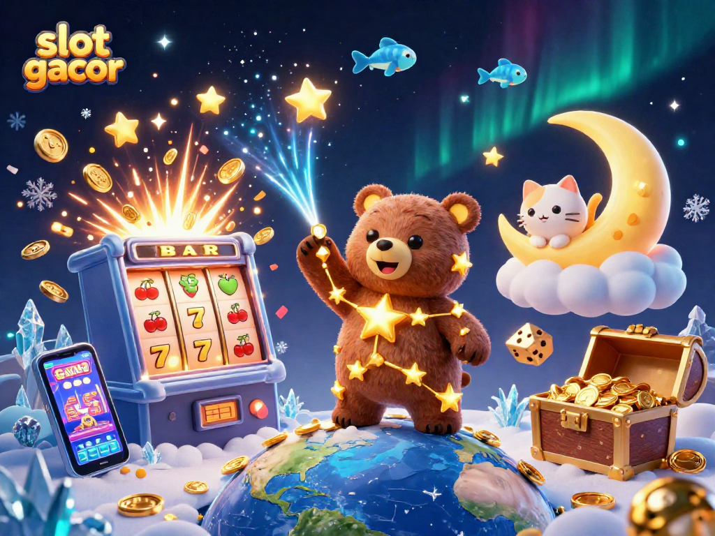 Slot gacor membawa keberuntungan dengan mesin slot bercahaya penuh koin dan hadiah yang menggembirakan.