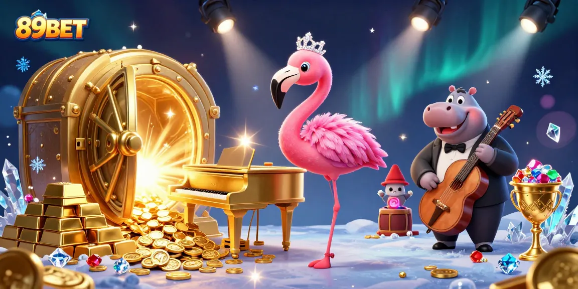 Experience excitement with 89BET featuring vibrant casino scenes and dynamic characters.