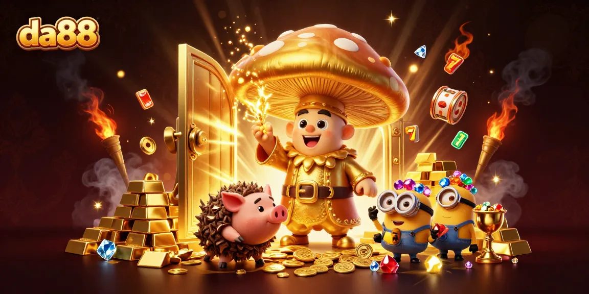 Spin the reels with da88 as you encounter golden wizard treasures and hidden gems!