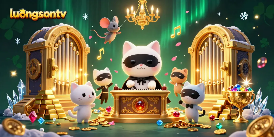Experience thrilling gameplay at luongsontv with explosive wins and dazzling treasures in a vibrant casino scene.