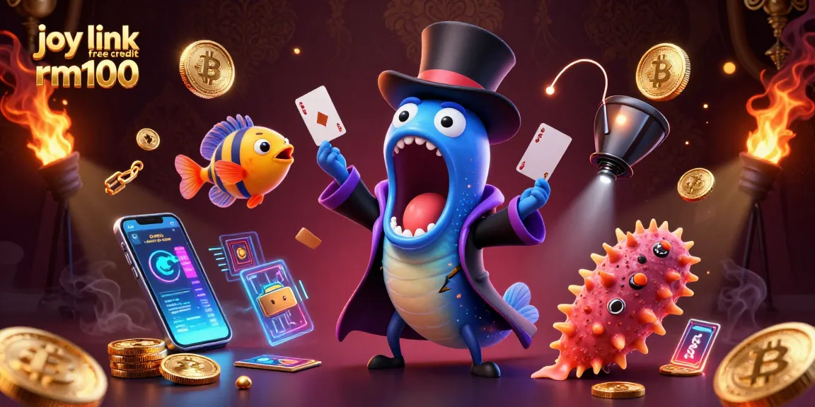 Experience the joy link free credit rm100 magic with an animated sea creature casino scene.