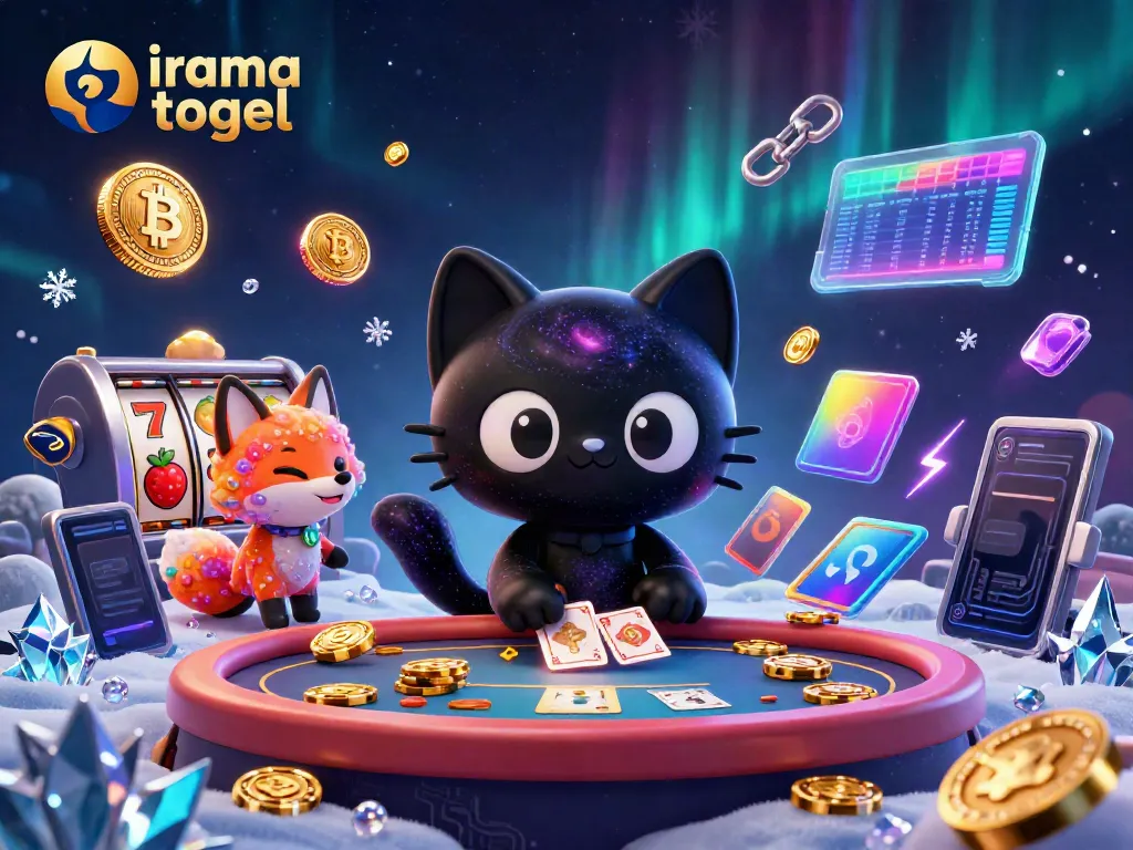 Engage with irama togel at a vibrant cosmic casino featuring dynamic characters and colorful slot elements.