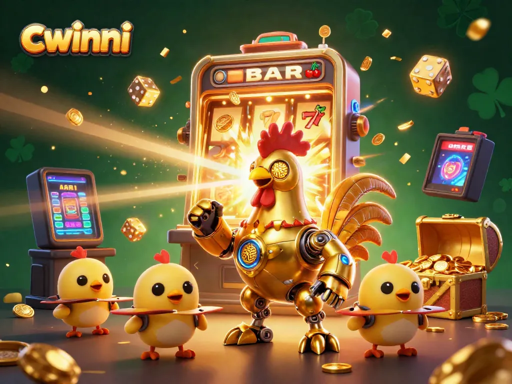Experience thrilling gaming action at cwinni with vibrant casino characters and jackpot wins!