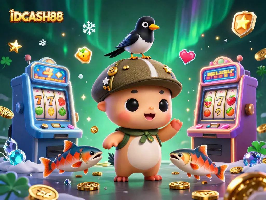 Engage with IDCASH88 slot machines featuring vibrant characters and dynamic game elements.
