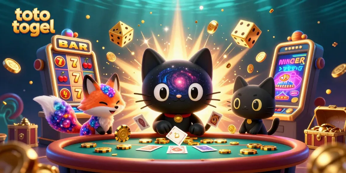 Menangkan pengalaman bermain toto togel dengan slot yang penuh warna dan karakter menarik di kasino kosmik.