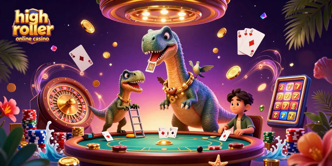 Experience the excitement of a high roller online casino with dynamic characters and vibrant gameplay elements.