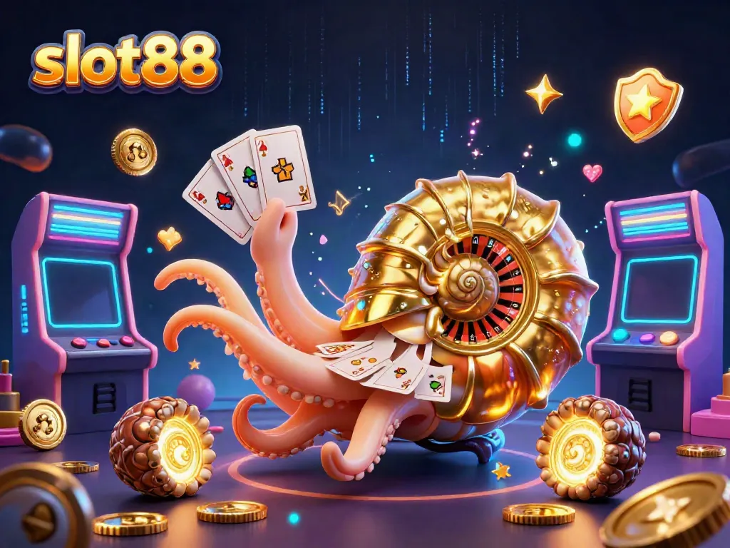 Experience thrilling gameplay with slot88 as the ancient nautilus and ammonite fossils encapsulate excitement and chance.