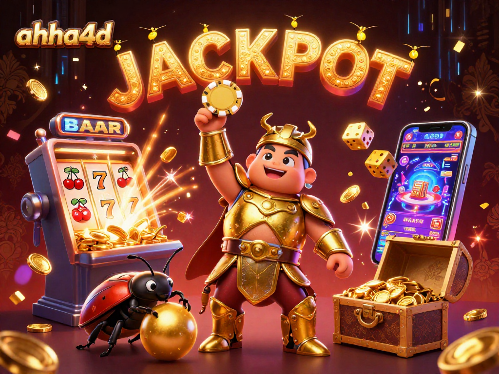Mengangkat chip poker dengan gaya kemenangan, ahha4d memikat dengan semprotan koin di kasino.