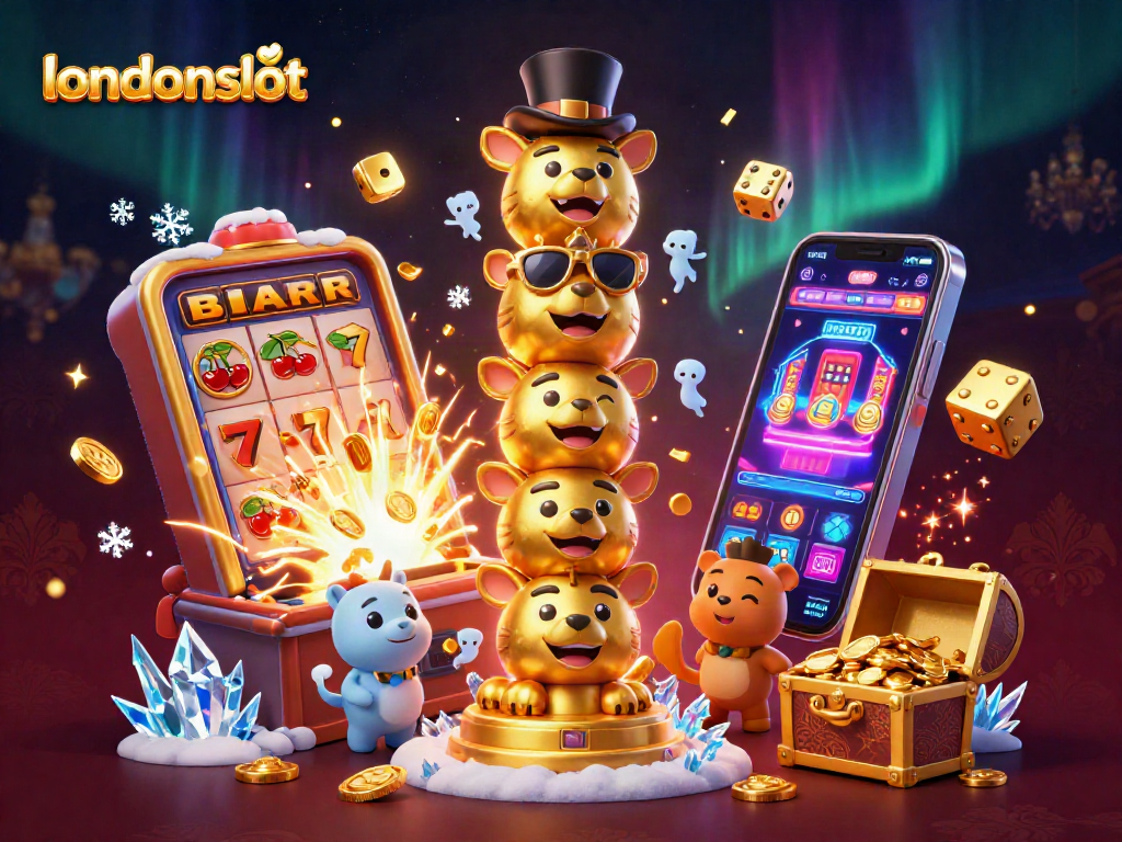 Engage in londonslot excitement with a vibrant totem pole and dynamic casino elements!