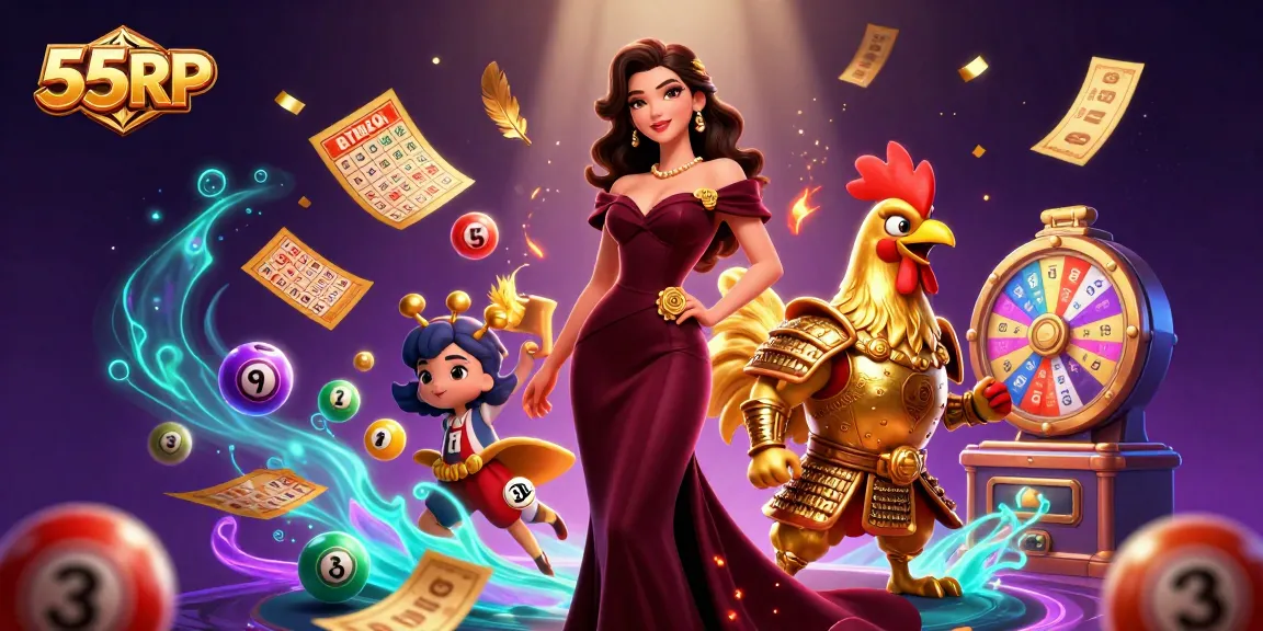 Experience thrilling games at 55RP with vibrant prizes and engaging lottery elements.