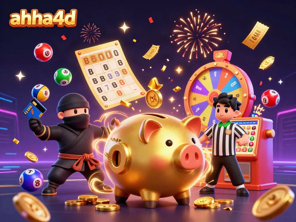 Experience the thrill of gaming with ahha4d, featuring vibrant characters and exciting casino elements.
