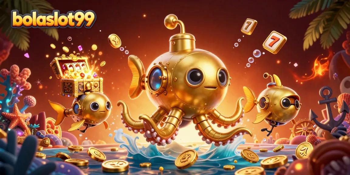 Experience thrilling gameplay with bolaslot99 in this vibrant 3D casino-themed scene.