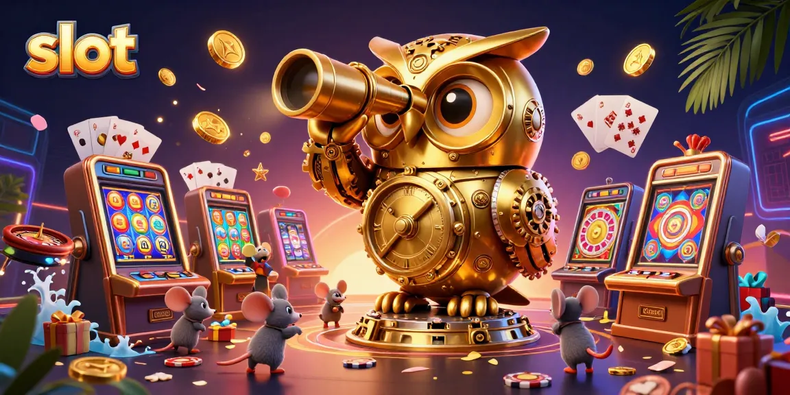 Watch the slot machines spin as lucky patrons win big at a vibrant casino.