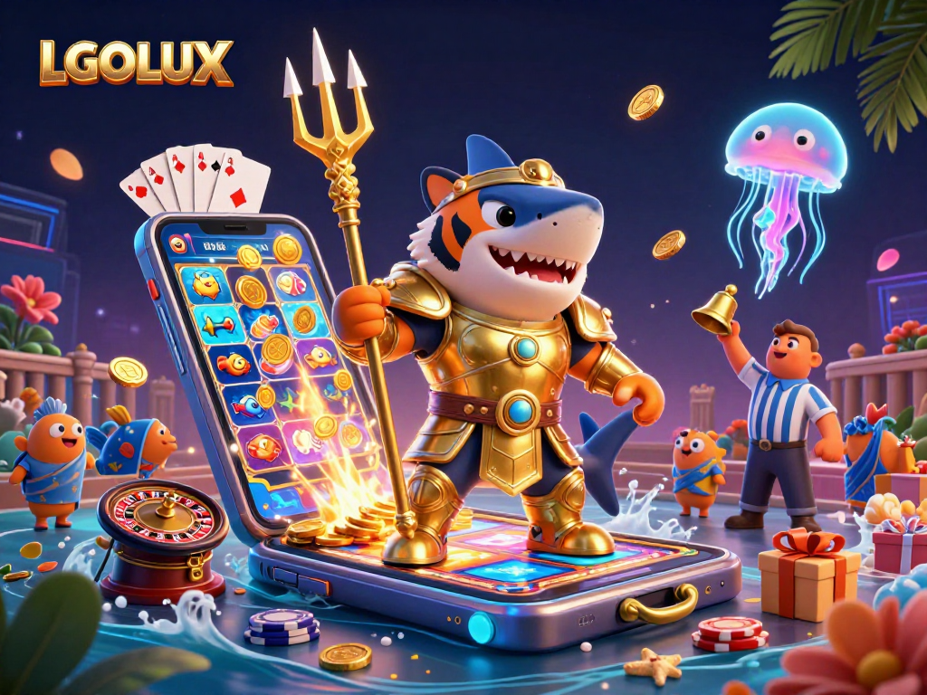 Experience LGOLUX's innovative slots with animated visuals of wins and gameplay excitement.