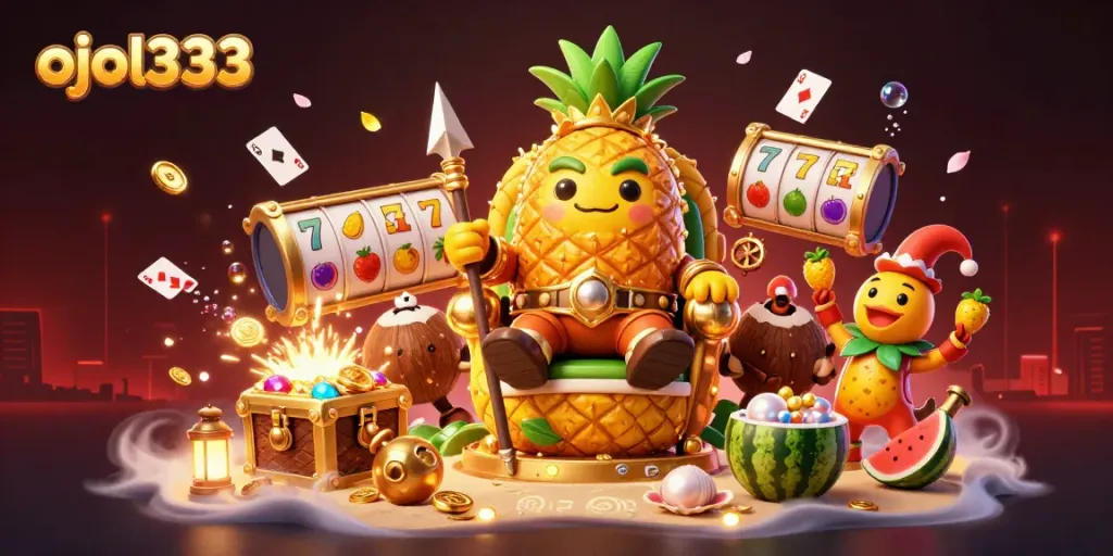 Experience winning strategies at ojol333 with vibrant casino action featuring unique characters and elements.