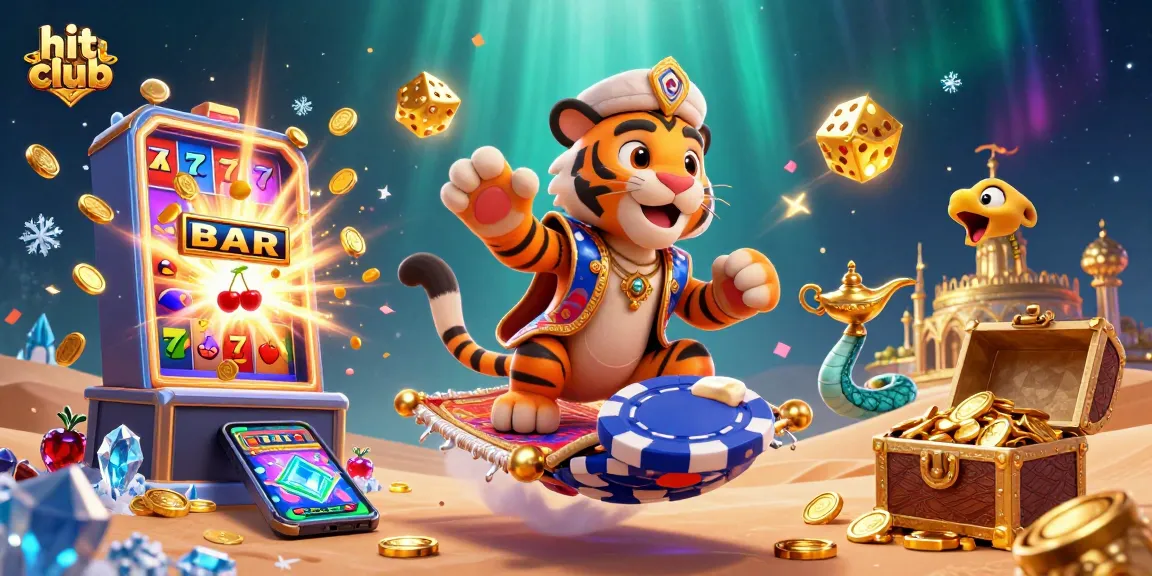 Experience thrilling gameplay at hit club with 3D slots and jackpot excitement illuminated by vibrant graphics.