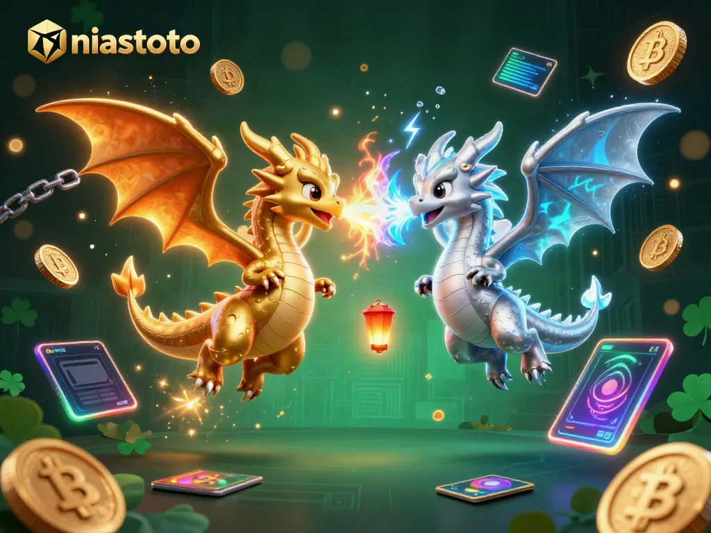 Engage with niastoto's thrilling slot demo featuring mythical dragons and vibrant crypto themes.
