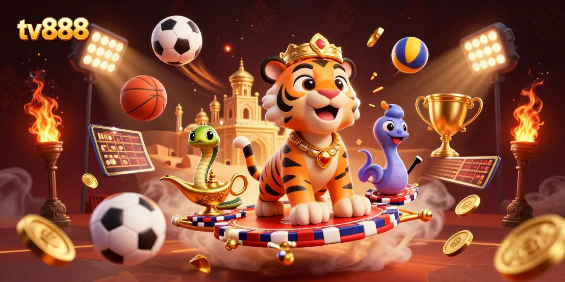 Engage with tv888 platform through thrilling casino games and exclusive bonuses, featuring the majestic tiger sultan.