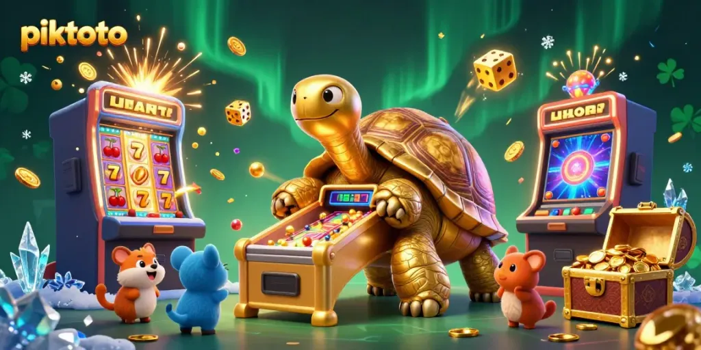 Experience the thrilling jackpot action with piktoto's colorful casino game features and exciting characters.
