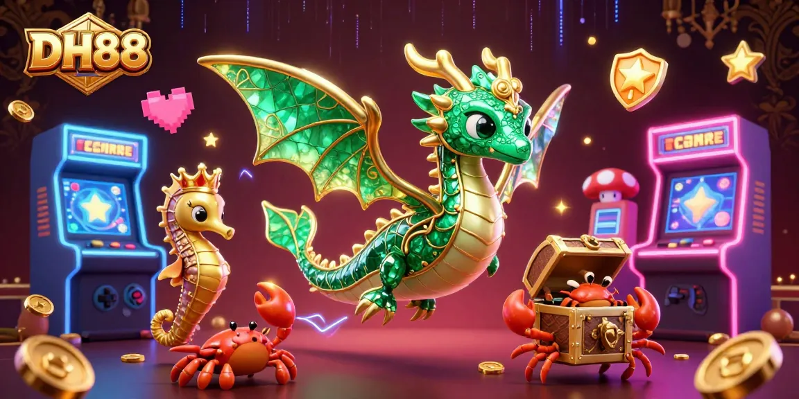 Experience thrilling gameplay at DH88 with vibrant sea creatures amidst engaging gaming elements.