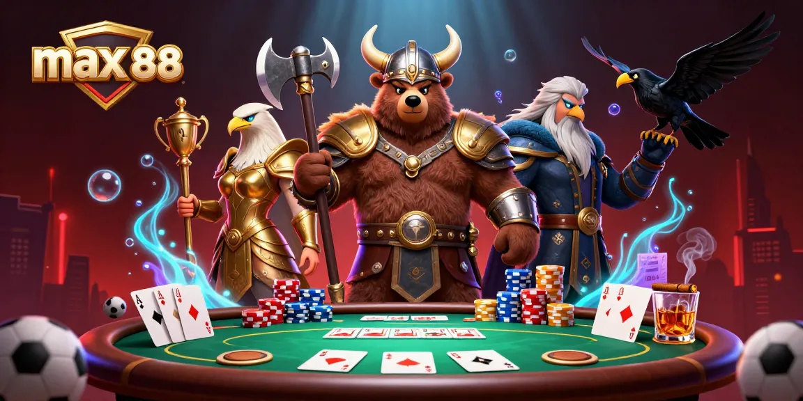 Experience the adrenaline of max 88 sports betting with unique dynamic elements and vibrant characters.