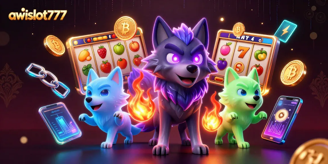Experience thrilling games at awslot777 with vibrant slots and ghostly wolf companions!