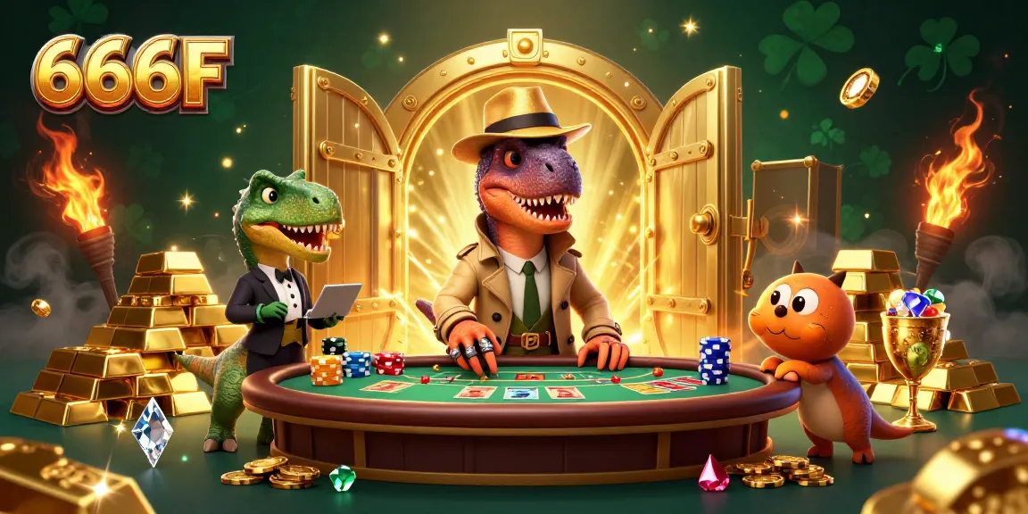 Count cards like a pro with 666F while the velociraptor and friends create casino chaos.