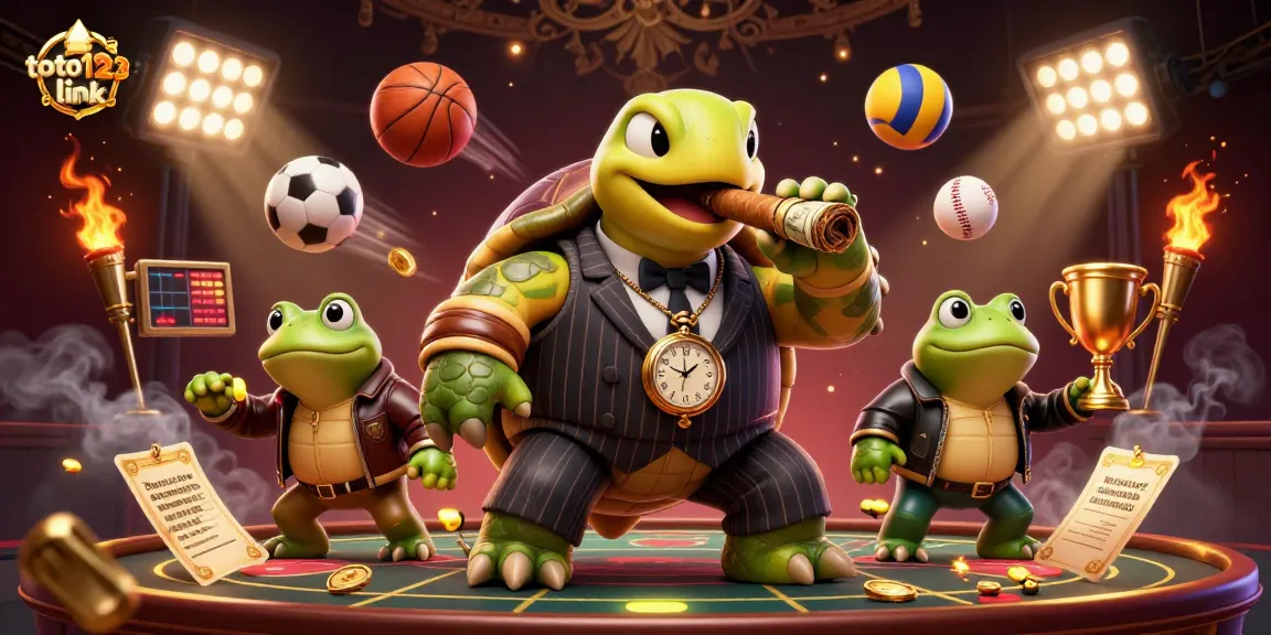 Engage with excitement at the toto123 link, where a snapping turtle and bullfrog enforcers dominate the casino scene.
