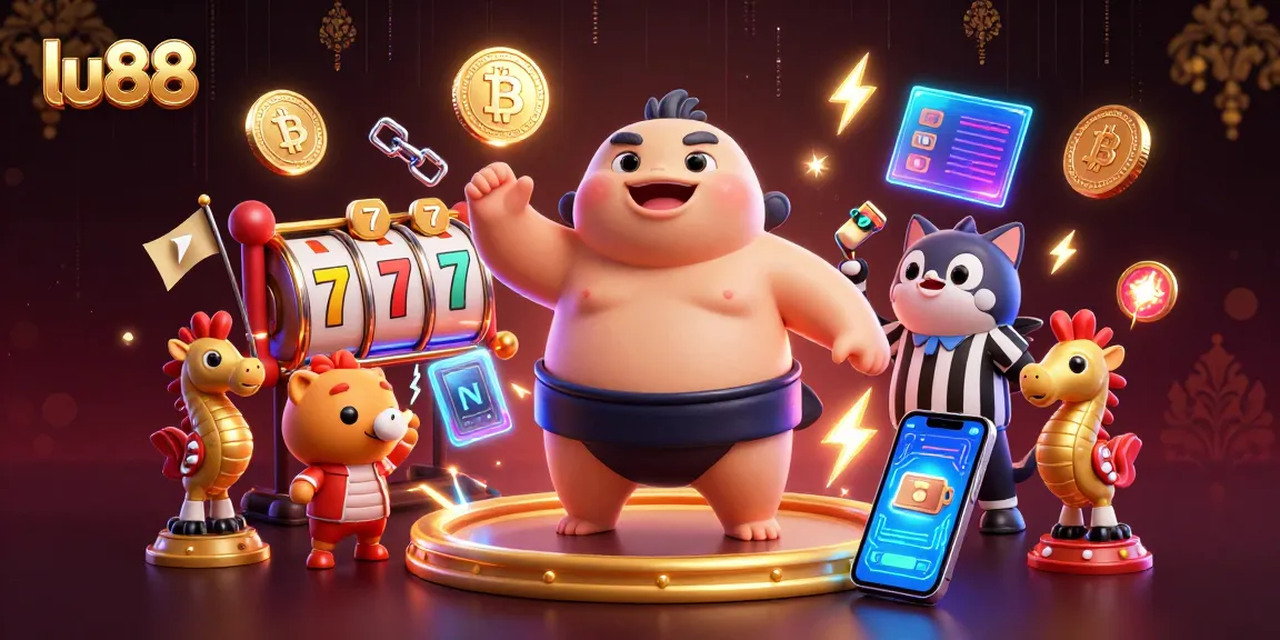 Experience thrilling gameplay at lu88 with colorful slot reels and dynamic underwater scenes.